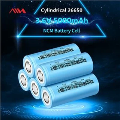 Cèl·lula NCM cilíndrica de 3,6 V 5000 mAh